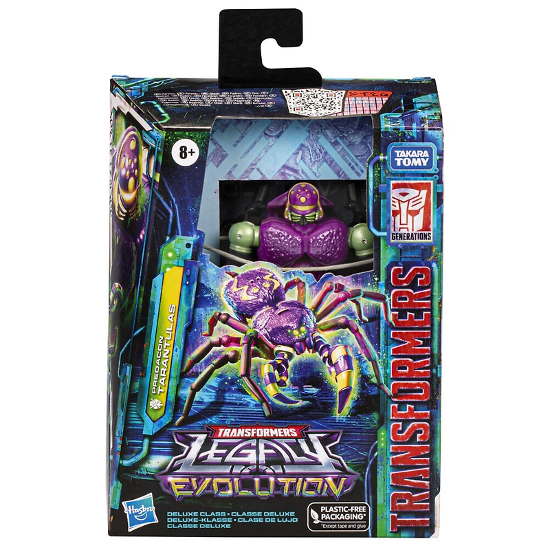 Transformers Generations Legacy Evolution, figurine Predacon Tarantulas classe Deluxe de 14 cm