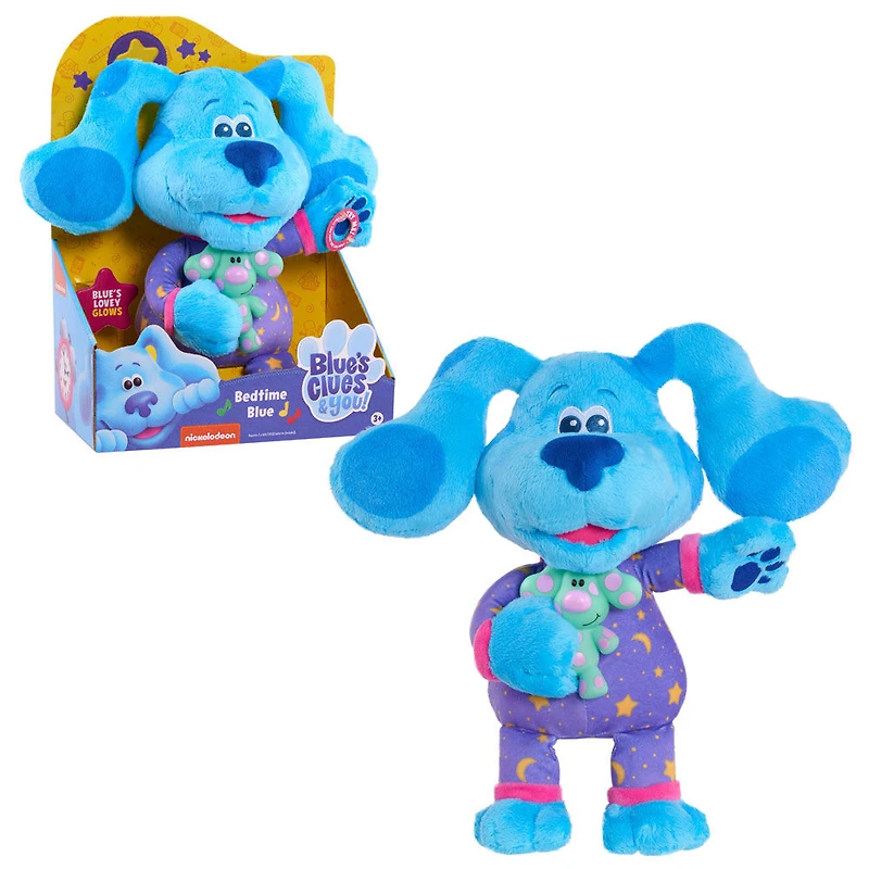 Blue's Clues & You! Bedtime Blue (peluche de 33 cm (13 pouces) - Édition anglaise - Notre exclusivité