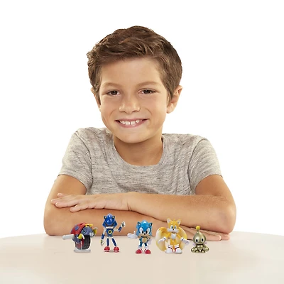 Figurines de base Sonic 2,5 pouces avec accessoire - Vague 3