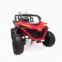KIDSVIP Licensed Sport MX 2x12V 4x4 Poussette UTV 2 places pour enfants - Rouge - Édition anglaise