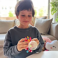 Bubiloons Confetti - Plus de 8 accessoires, personnage surprise qui fait des bulles, pour les filles et les garçons à partir de 5 ans