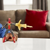 Marvel Spider-Man, figurine Deluxe Spider-Man Toile tornade inspirée du film