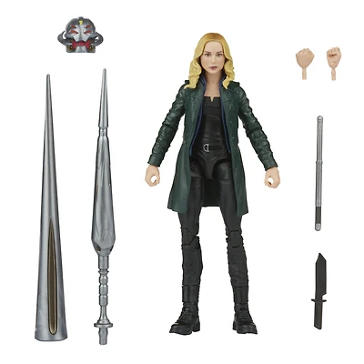 Marvel Legends Series, figurine de collection Sharon Carter de 15 cm MCU Disney+, 4 accessoires et 2 pièce Build-a-Figure