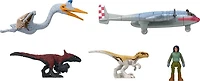 Figurines MINIS Jurassic World: Dominion, coffret multiple combat ou vol de 5 jouets inspirés de films