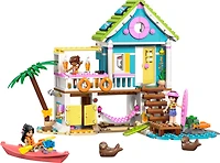 LEGO Friends La Maison sur la Plage et les Phoques - Ensemble de Construction avec 3 Minipoupées et 2 Phoques - 42699