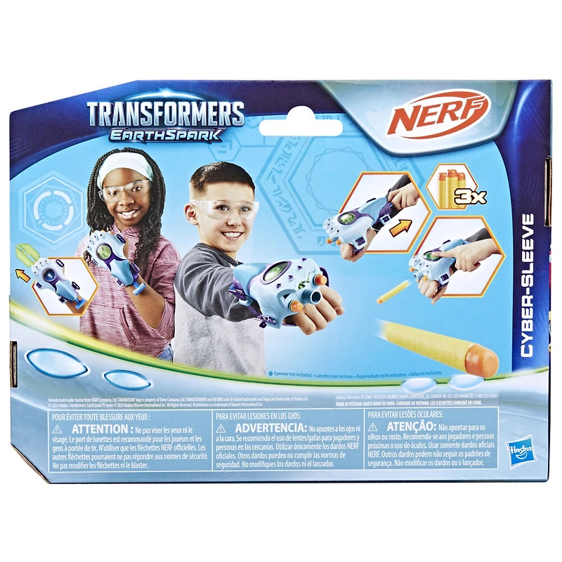 Transformers EarthSpark Cyber-Sleeve Battle Blaster Toy