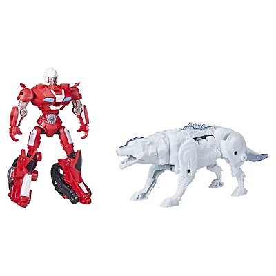 Transformers: Rise of the Beasts, Beast Alliance, pack de 2 figurines Beast Combiners Arcee et Silverfang, 12,5 cm