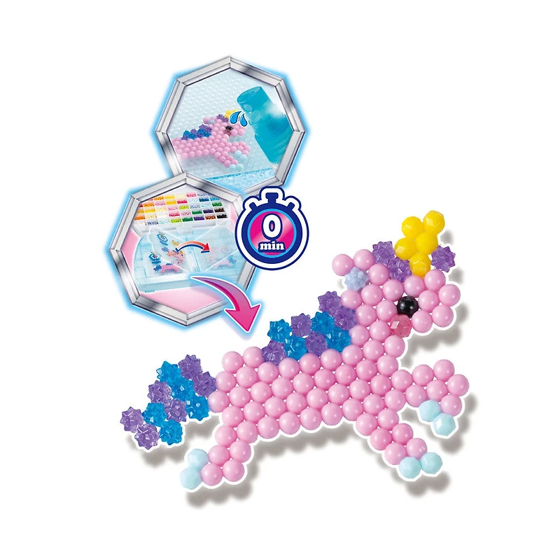 Coffret de luxe Aquabeads- ensemble complet de perles d'artisanat pour enfants - plus de 1 400 perles