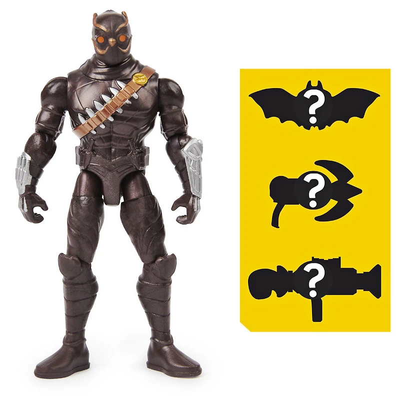 BATMAN, Figurine articulée TALON de 10 cm avec 3 accessoires mystère