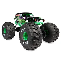Monster Jam, Monster truck tout-terrain radiocommandé Mega Grave Digger officiel, plus de 60 cm de haut, échelle 1:6
