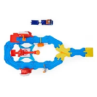 Mighty Express, Coffret Gare du port avec train exclusif Milo le mécano et sa grue magnétique