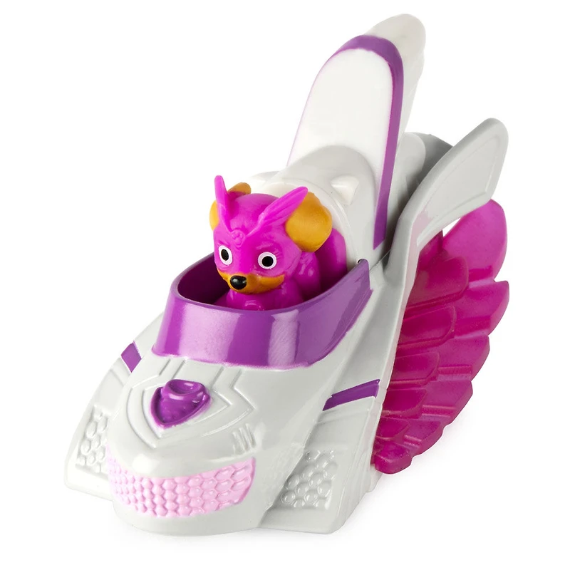 PAW Patrol, True Metal Skye Collectible Die-Cast Vehicle, Charged Up Series 1:55 Scale