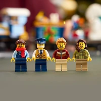 LEGO Icons Le Train Express Festif, Ensemble de Construction, Idée-Cadeau Amusante pour Noël 10361
