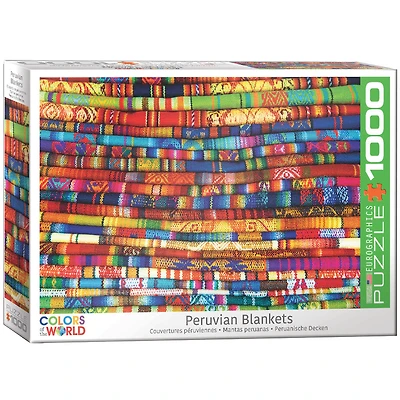 Eurographics Peruvian Blankets 1000 Piece Puzzle