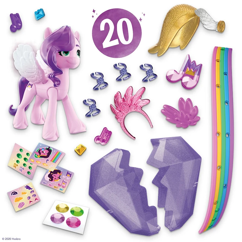 My Little Pony: A New Generation, Aventure de cristal Princess Petals, figurine de poney rose