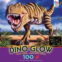 Ceaco: Dino Glow - T-Rex Glow in The Dark casse-tête (100 pc)