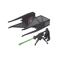 Star Wars Mission Fleet, TIE Whisper, figurine Kylo Ren de 6 cm et véhicule