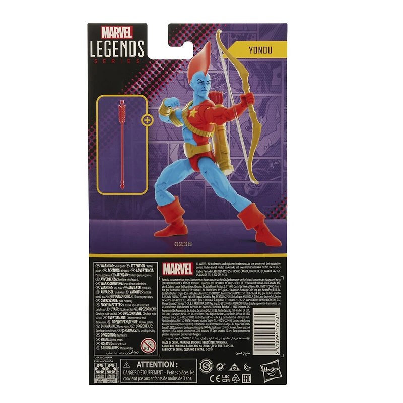 Hasbro Marvel Legends Series: Yondu Guardians of the Galaxy Comics Marvel Legends Action Figure, 6 Inch - R Exclusive