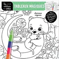 Tableaux Magiques Animaux Mignons - French Text