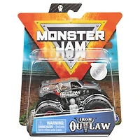 Monster Jam, Official Iron Outlaw Monster Truck, Die-Cast Vehicle, Arena Favorites Series, 1:64 Scale