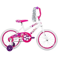 Vélo, 16po Avigo Glitter, blanc et rose