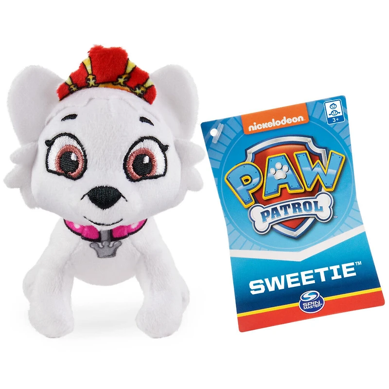 PAW Patrol, Mini peluche Sweetie de 12,7 cm, pour les enfants à partir de 3 ans