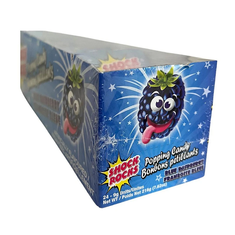Shock Rocks Popping Candy Blue Raspberry
