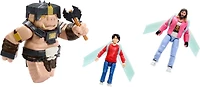 Minecraft A Well-Crafted Escape Figure Pack with 3 Action Figures & 4 Accessories Inspired by the Movie