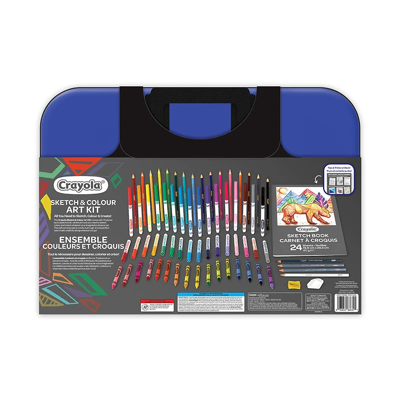 Sketch & Colour Art Kit - Blue