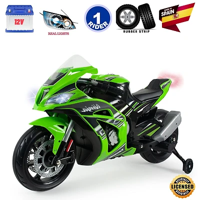 KidsVip Moto Porteuse Injusa Kawasaki Ninja ZX-10R 12 V