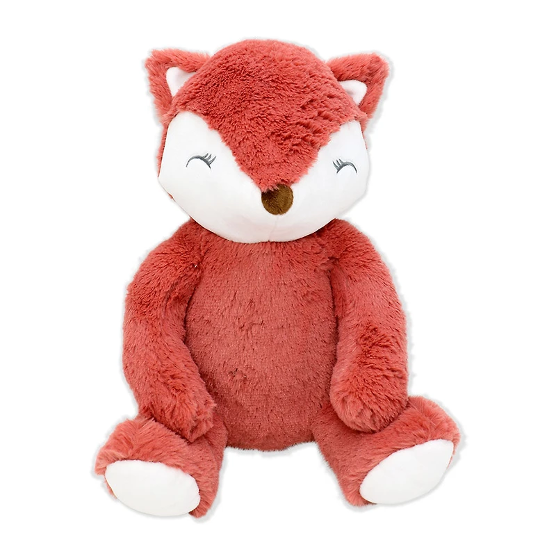 Baby Mode Signature Mom & Baby Terracotta Fox Plush Toy