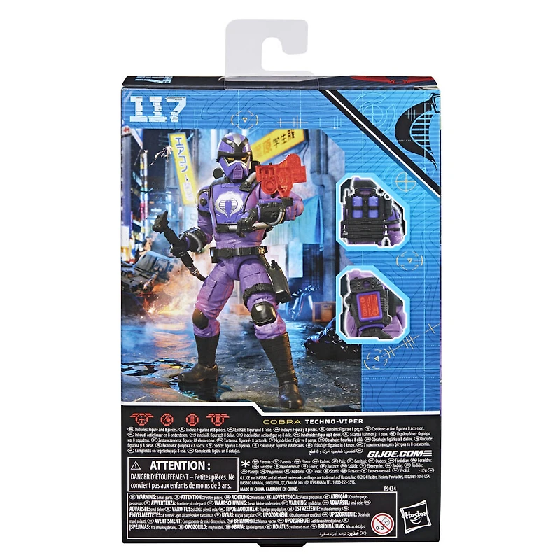 G.I. Joe Classified Series, figurine 117 Techno-Viper