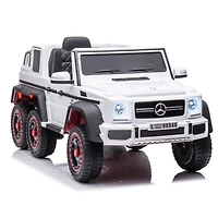 Kidsvip 12V Mercedes 6X6 W/ Rc- Whitee - Édition anglaise