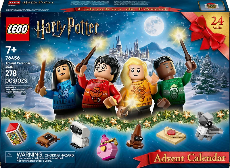 LEGO Harry Potter Advent Calendar 2025, Wizard Toy, Magical Hogwarts Christmas Gift 76456
