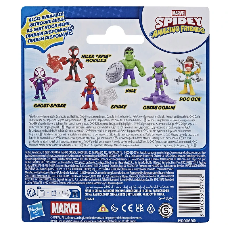 Marvel Spidey and his Amazing Friends Miles "Spin" Morales Toy with Accessory