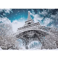 Scratch Off: Puzzles de la série été à hiver - Eiffel Tower (Paris) - 500 pièces