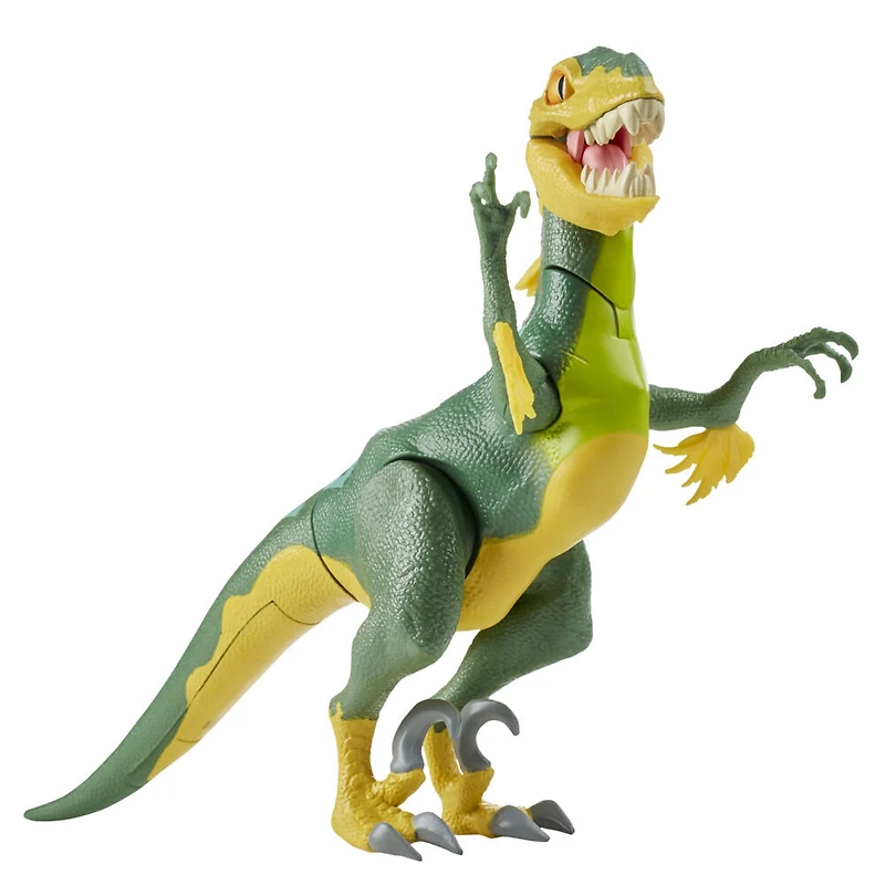 Hasbro Fortnite Victory Royale Series, figurine articulée Raptor (jaune) avec accessoire, 15 cm