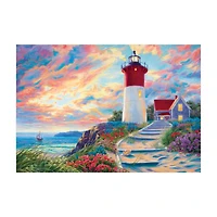 Sure-Lox Puzzles - Art Gallery Collection - Lighthouse at Sunset