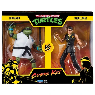 Teenage Mutant Ninja Turtles vs Cobra Kai:  - Leonardo vs Miguel Diaz - 6" Figures (2-Pack)
