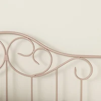 Summer Breeze Lit de jour en métal Simple Rose