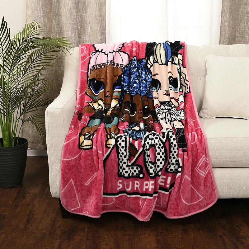 L.O.L. Surprise! Kids Fleece Throw Blanket (50x60")