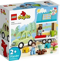 LEGO DUPLO Town Family House on Wheels 10986 Building Toy Set (31 Pieces)