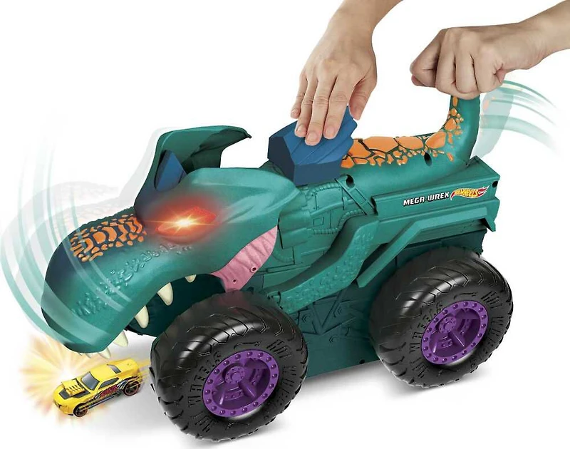 Hot Wheels - Monster Trucks - Véhicule Mega Wrex Extrême