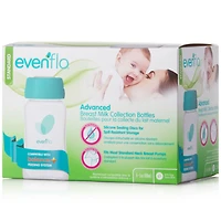 Biberons Evenflo pour la collecte du lait maternel, 5 oz, emballage de 6.