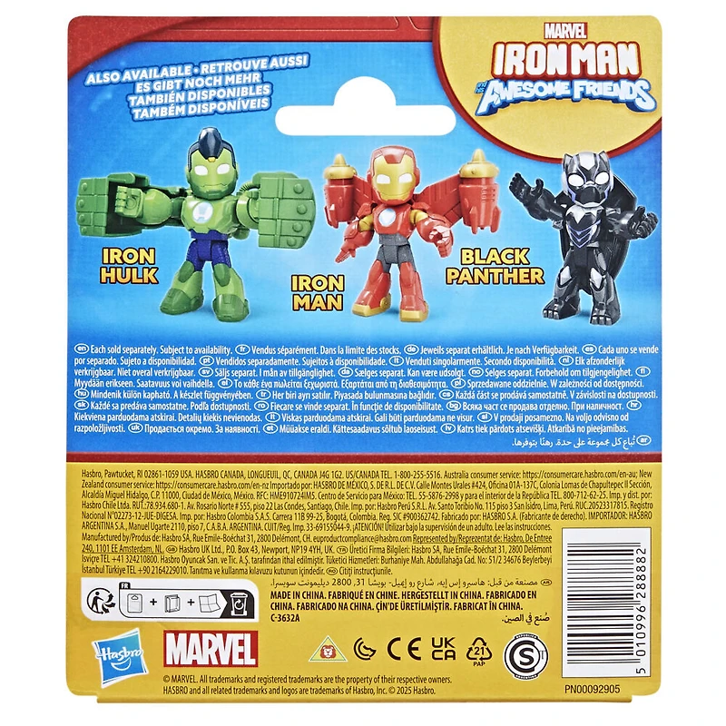 Marvel Iron Man and his Awesome Friends Iron Hulk Action Figure Toy with Accessory