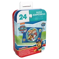 PAW Patrol, 24-Piece Jigsaw Puzzle from Spin Master Puzzles in Compact Travel Gift Tin PAW Patrol Toys Kids Puzzles