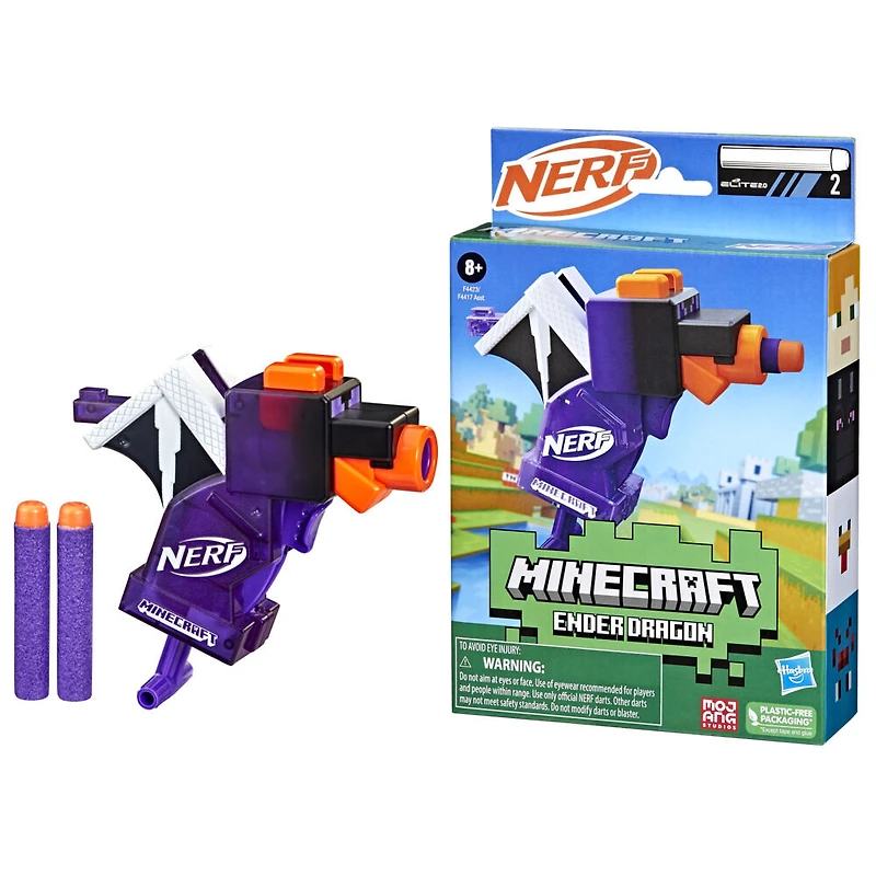Nerf MicroShots Minecraft Ender Dragon