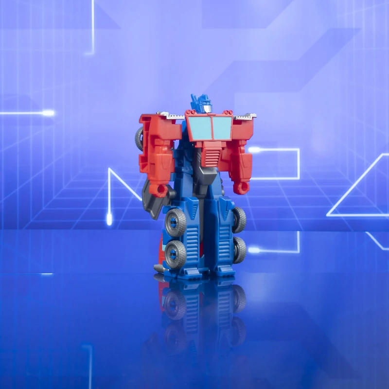 Transformers Earthspark, figurine Optimus Prime Flip Changer 1 étape de 10 cm