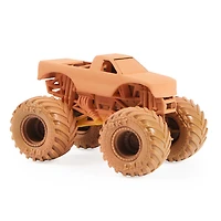 Monster Jam, Mystery Mudders, Monster truck officiel en métal moulé, Lavez pour révéler, échelle 1:64 (les styles varient)