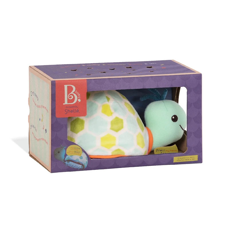 Jouet en forme de tortue pour l'heure du dodo, Glow Zzzs - Shellé, B. toys